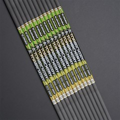 12PACK DIY 33″ Pure Carbon Arrow SP300-600 Shaft ID 6.2mm Hunting Arrow Shafts