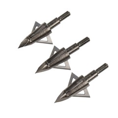 Archery Arrowhead Broadheads 100/125Grain Arrow Tips Points Bow Hunting Crossbow