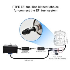 8AN Male to 5/16″ SAE Quick Disconnect Male Push On EFI 8AN to 5/16 Straight