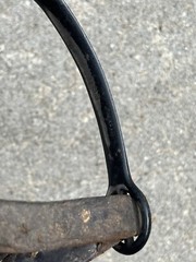 Pair (Set of 2) Western Leather / Metal Cowboy Spurs