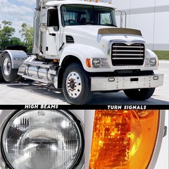 (SALE) Last One, Mack CV Replacement Left Driver Side Headlamp