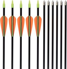 Archery Youth 24 26 28 Inch Fiberglass Archery Targeting Arrows for Youth Pra…