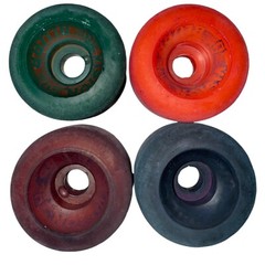 Vintage 1980’s Vision Blurr Skateboard Wheels In Multi Colors 60mm 97A