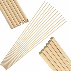 31″ White Wooden Arrows Shafts Handmade DIY Archery Target Bow Hunting Shooting