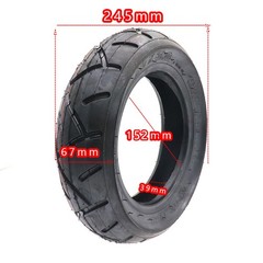 10×3.0 Inner Tube Tire Set For Zero10x Vsett 10 Electric Scooter 80/65-6 255×80