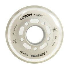 Labeda Roller Hockey Wheels Union 4-Pack White 68mm X-Soft
