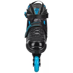 ROLLER DERBY CUSTOM ADULT IN-FIT SKATES – SIZE: MEN 7-10 – BLUE/BLACK