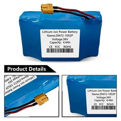 Replacement Battery For Balance Scooter Board 36V 4.4Ah 10S2P