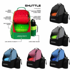 Axiom MVP Discs Disc Golf Backpack Bag – Shuttle Backpack – Holds 24 Discs