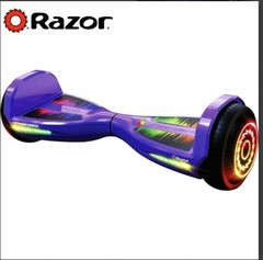 RAZOR BLACK LABEL HOVERTRAX BALANCING ELECTRIC SCOOTER w/ LED – PURPLE – NEW