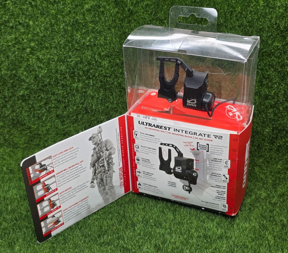 QAD Ultrarest Integrate R2 Right Hand Full Containment Drop-Away Arrow Rest