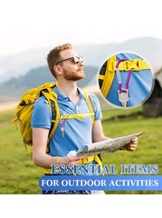 30 Pcs 2″ Carabiner Bulk Spring Snap Hooks Bulk Aluminum Alloy Clip Multi Color.