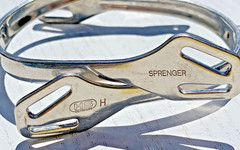 Herm Sprenger 40 mm Long Neck Spurs w/ Balkenhol Fastening Dressage Equestrian