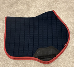 LeMieux Suede Large CC pad Navy and Cranberry