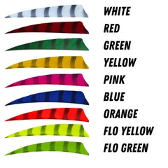 King Feathers – Shield Cut – 5″ – Barred Feathers