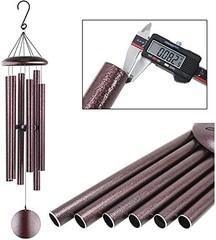 ASTARIN Outdoor Wind Chimes, 45 in Memorial Chimes with 6 Heavy Tubes, Large …