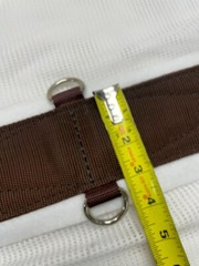 33″ Brown Nylon Western Cinch, Felt Lined, – New