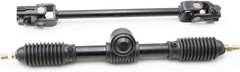 Durable 11.8» Steering Wheel with Adjustable 16.5» Gear Rack Kit for Go-Karts
