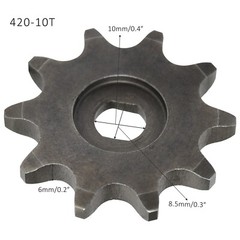 48V 1800W Brushless Motor 420 10T 60T Front Rear Sprocket for EBike Go Kart ATV
