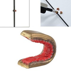Outdoor Archery String Nocking Points Brass Nock Buckle Clips Bow String Protect