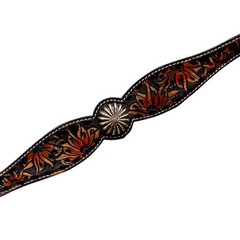 Western Headstall and Breast Collar Set HILASON Tooled Leather Horse Bridle Tack