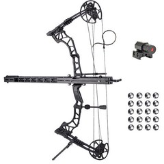 Compound Bow Bow Launcher Set 35-70lbs Steel Ball Bow Hunting Shooting Target