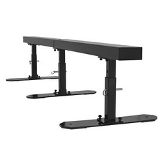 6ft Flat Bar Skate Rail Adjustable Skateboard Ramp Grind Rail For BMX & Scooters