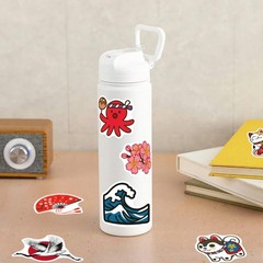Japan Travel Stickers 50 Pcs Vinyl Waterproof Decal for Laptop Water Bottle P…