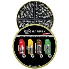 Combo Pack 4 Airgun Pellets .22 Caliber 200ct Pointed + Impact Hunting