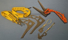 Black Diamond Pro Piton Set: 2x Spectre Ice, 2x Pecker, 2x Rock ice, rock, mixed