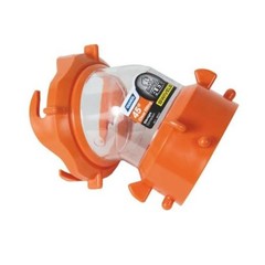 RhinoFLEX 45-Degree Camper/RV Sewer Hose Swivel One Size Clear 45 Degree