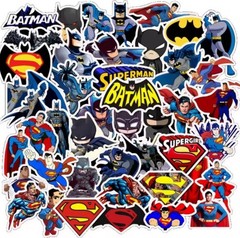 25 Piece Mix Lot 2” DC Batman & Superman Stickers Free Shipping