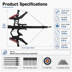 Guide-Rail Archery Crossbow Pro | Professional Mechanical Archery System with In