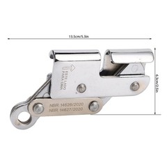 Rope Grab Self Locking Anti Fall Climbing Alloy Steel Tree Arborist Equipment