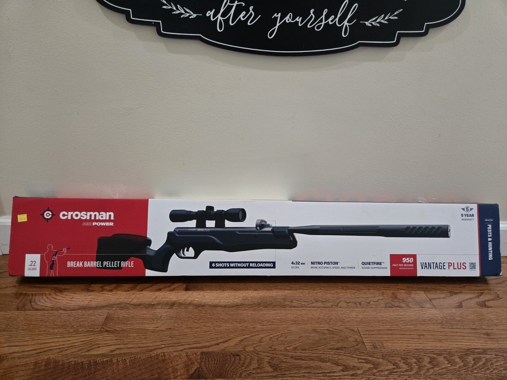 🎯 Crosman Vantage Plus .22 Caliber Multi-Shot Break Barrel Air Rifle Combo