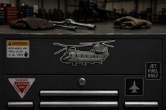 CH-47 Chinook Heavy Lift Helicopter Die Cut Sticker Military Helicopter
