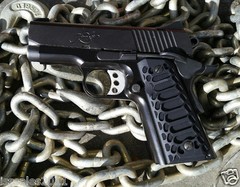 1911 Compact Officer Grips Colt kimber Defender BLACK «Cobra»