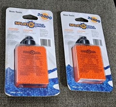 Lot of 2 Splat-R-Ball Orange Ammo 7.5mm Brand New 40,000 rounds total Free Ship