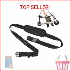 Adjustable Scooter Carry Strap with Quick-Release Plastic Buckles & Anti-Slip Pa