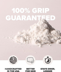 Loose climbing chalk, high purity magnesium carbonate, 80 grams, white, indoor