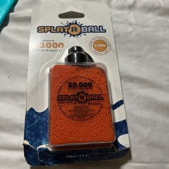 SplatRBall Orange Ammunition 20 000 Rounds 7.5 Mm Bottle