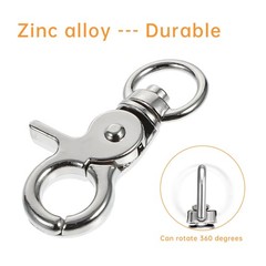 20PCS Trigger Snap Hooks 2.32» x 0.82» Heavy Duty Swivel Snap Hooks Metal C…
