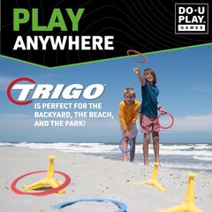 Trigo Portable Ring Toss Game for Kids & Adults Indoor Outdoor Fun Portable Y…