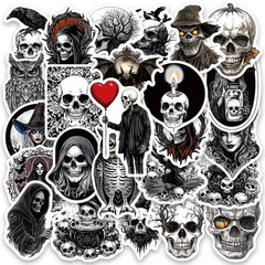 50 Pack of Cool Gothic Stickers for Laptop/Water Bottle/Phone Case/iPad/Kindle