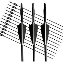 31 Inch Target 24/36/72PACK Practice Arrows Archery Recurve Bow Fiberglass Arrow