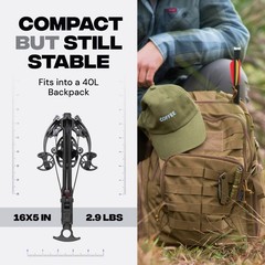 BALLISTA BAT Compound Small Crossbow with Magazine – 300 FPS, 130 lbs Draw