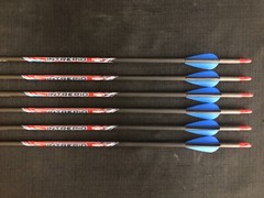 Black Eagle Intrepid 700 .006 Fletched Youth Field Arrows (6 Arrows) BRAND NEW