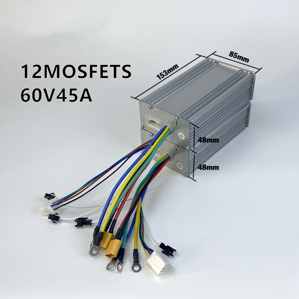 Yunli 12 Mosfets 60V 45A scooter Controller Display for for Dual Motor 3000W