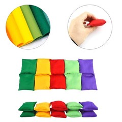 Small Colorful Nylon Bean Bags for Hand Toss Games – 2in-20 Pcs, Multi Color