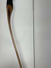 Stewart’s Handmade Longbow Recurve 42#@26″ Osage, Bamboo, Cocobolo, Curly Maple,